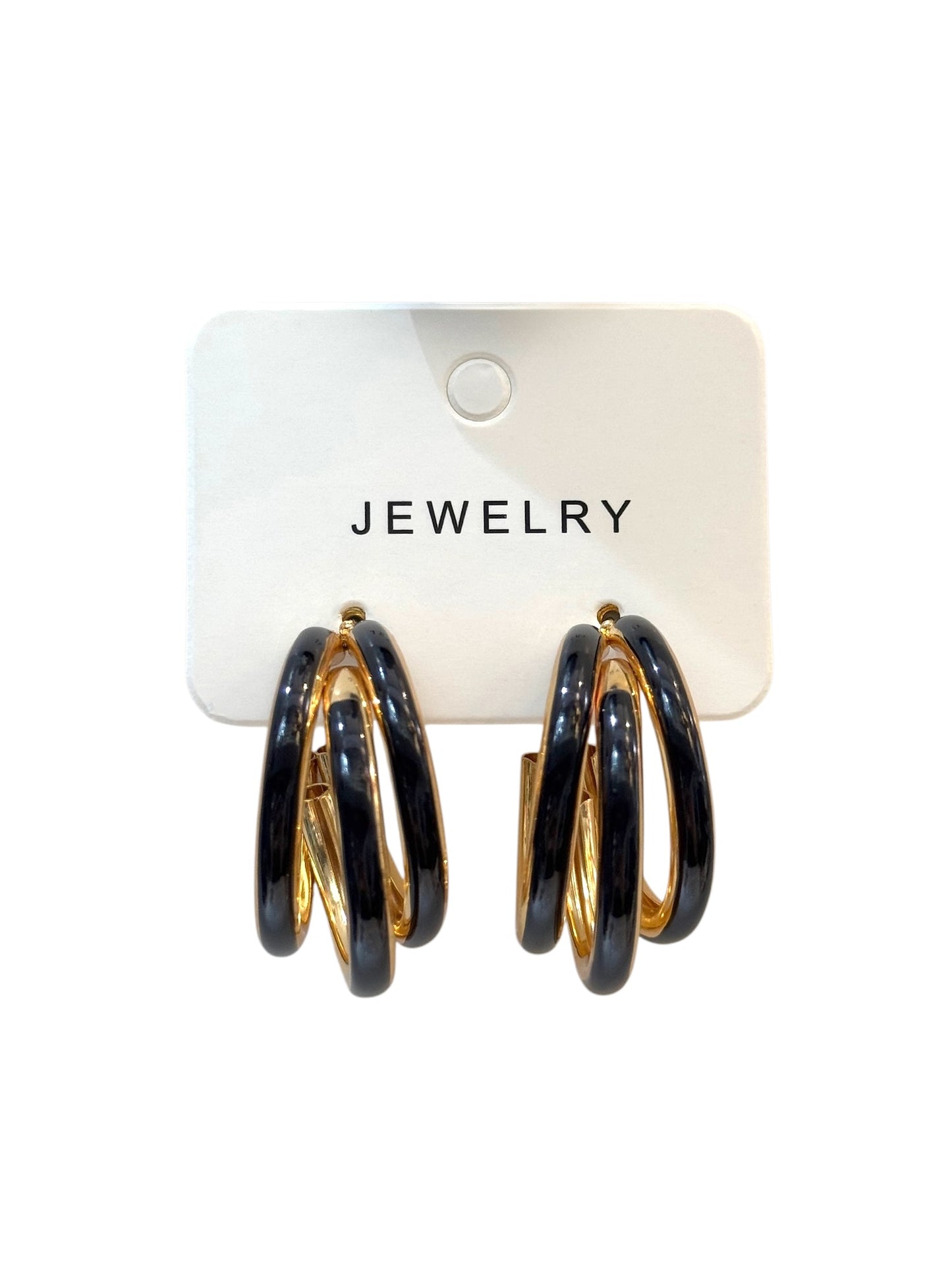 Aros en Docena #5 argolla multicolor grande