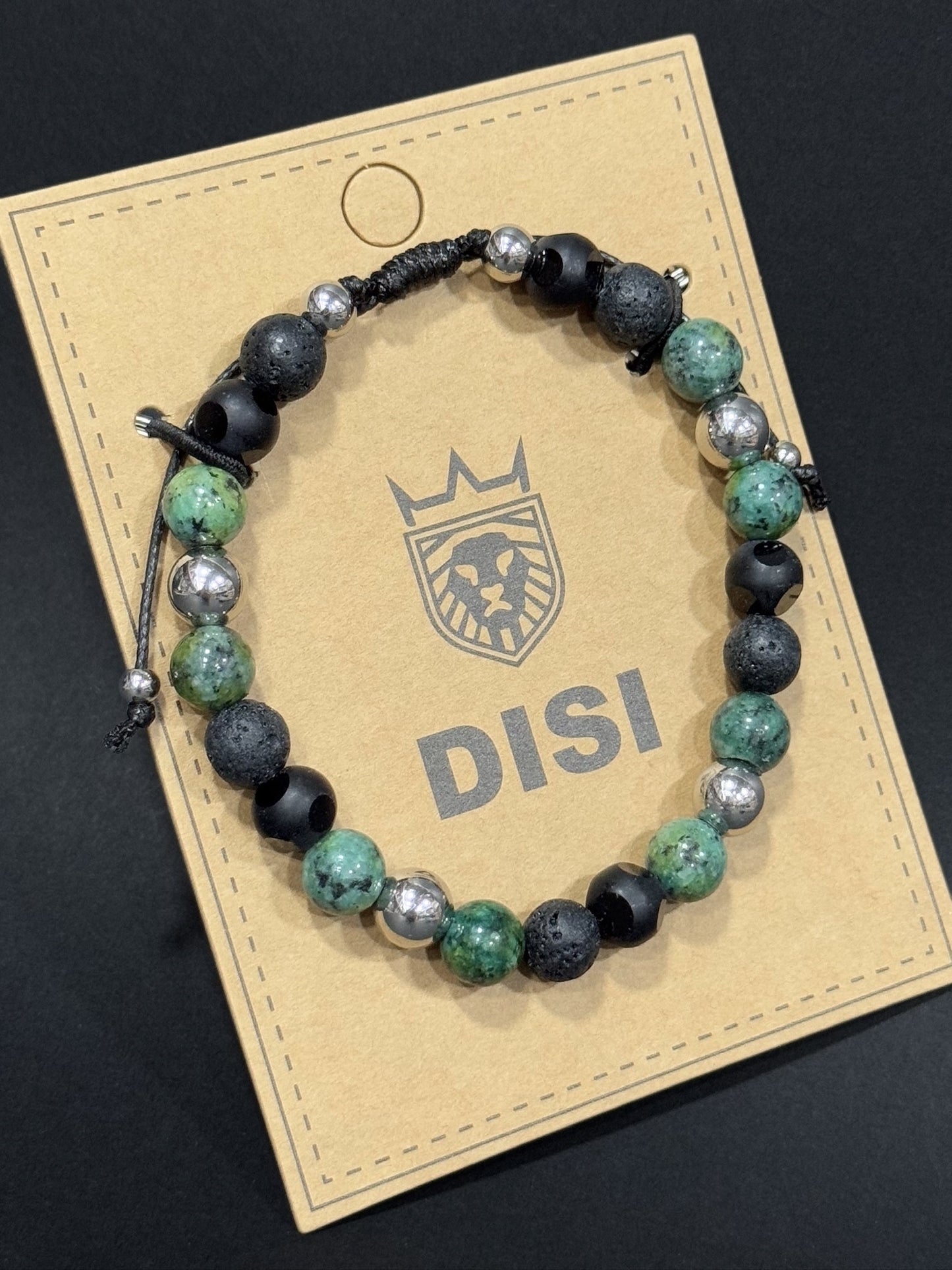 Pulsera de piedras naturales para hombre #5043