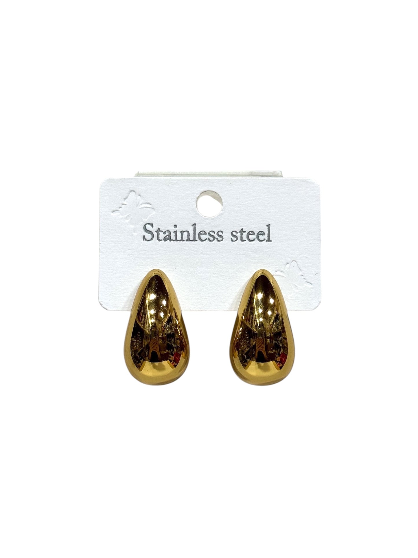 Aros de acero modelo #645 dorado