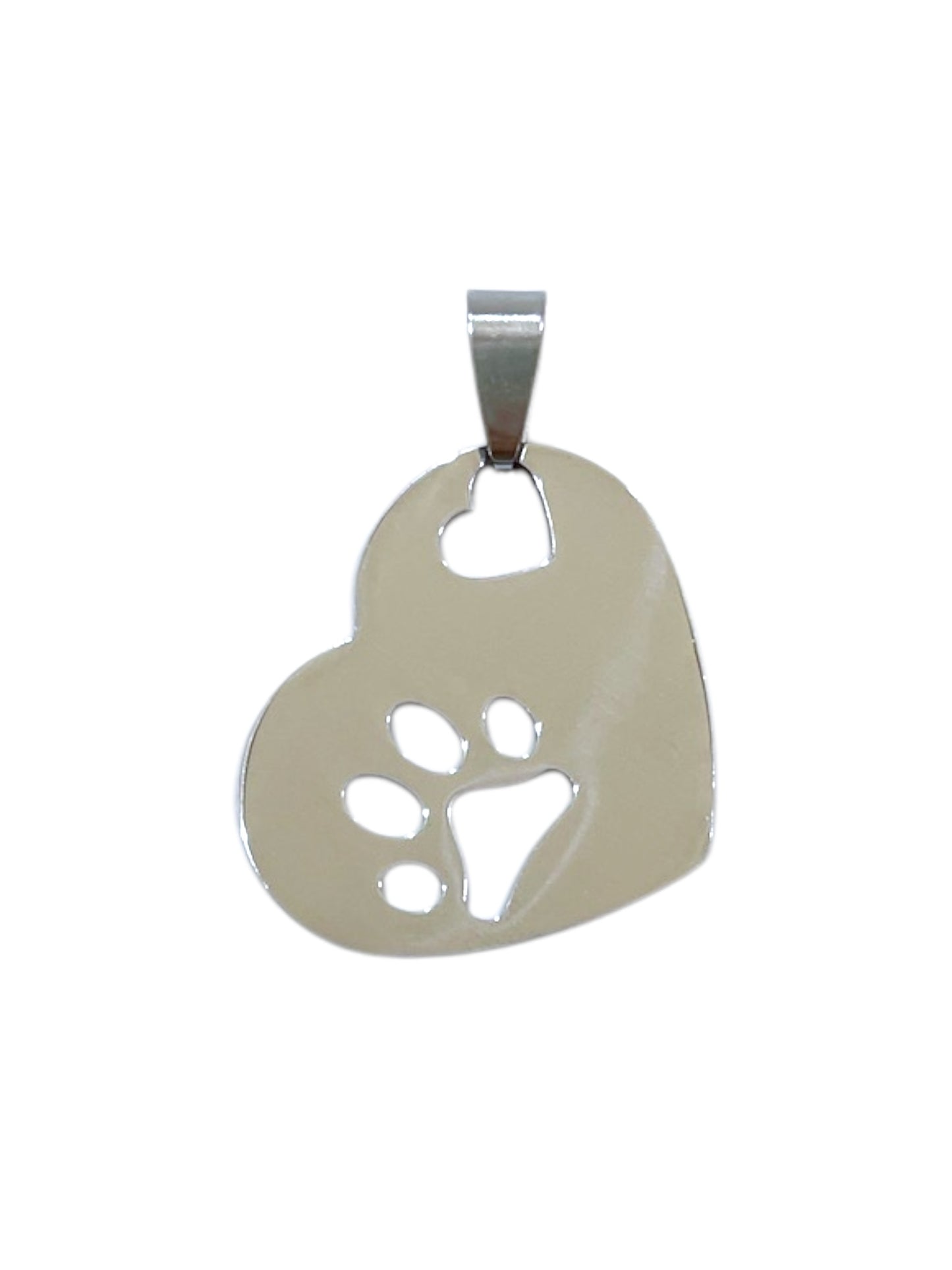 #Corazón con patita