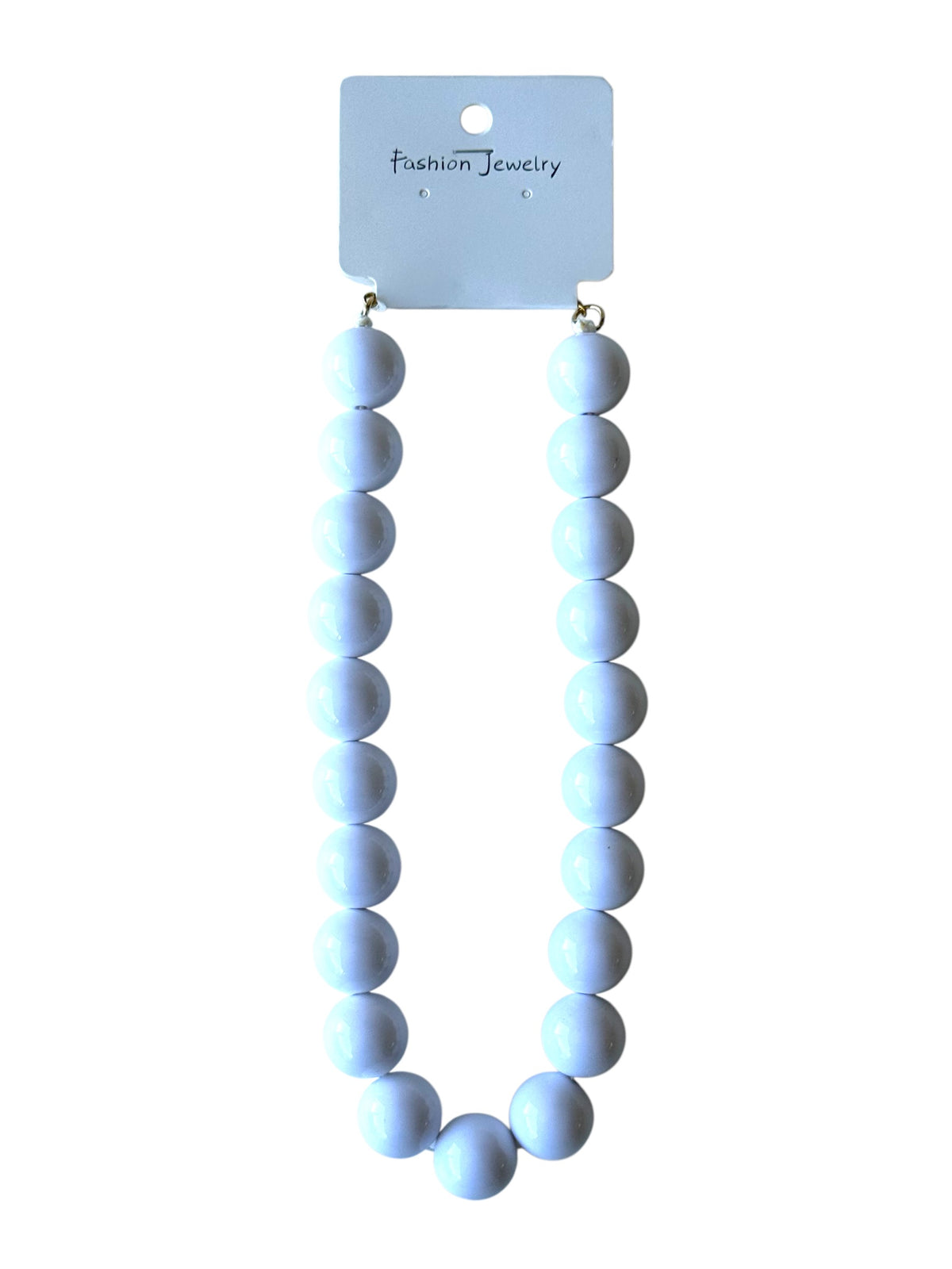 Collar Chicle 20mm #8 blanco