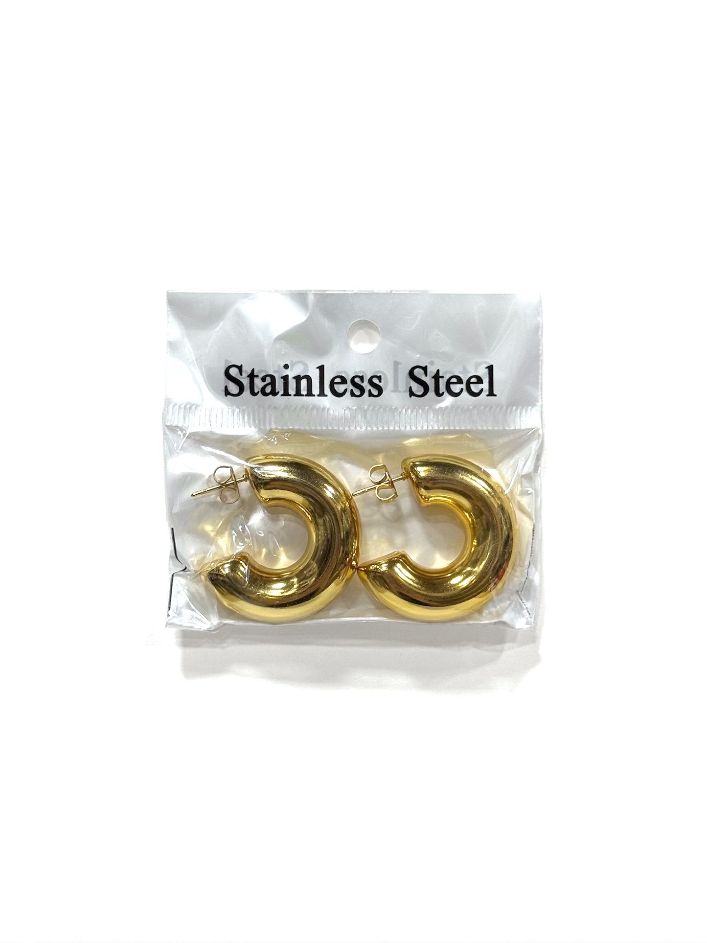 Aros de acero modelo #649 dorado