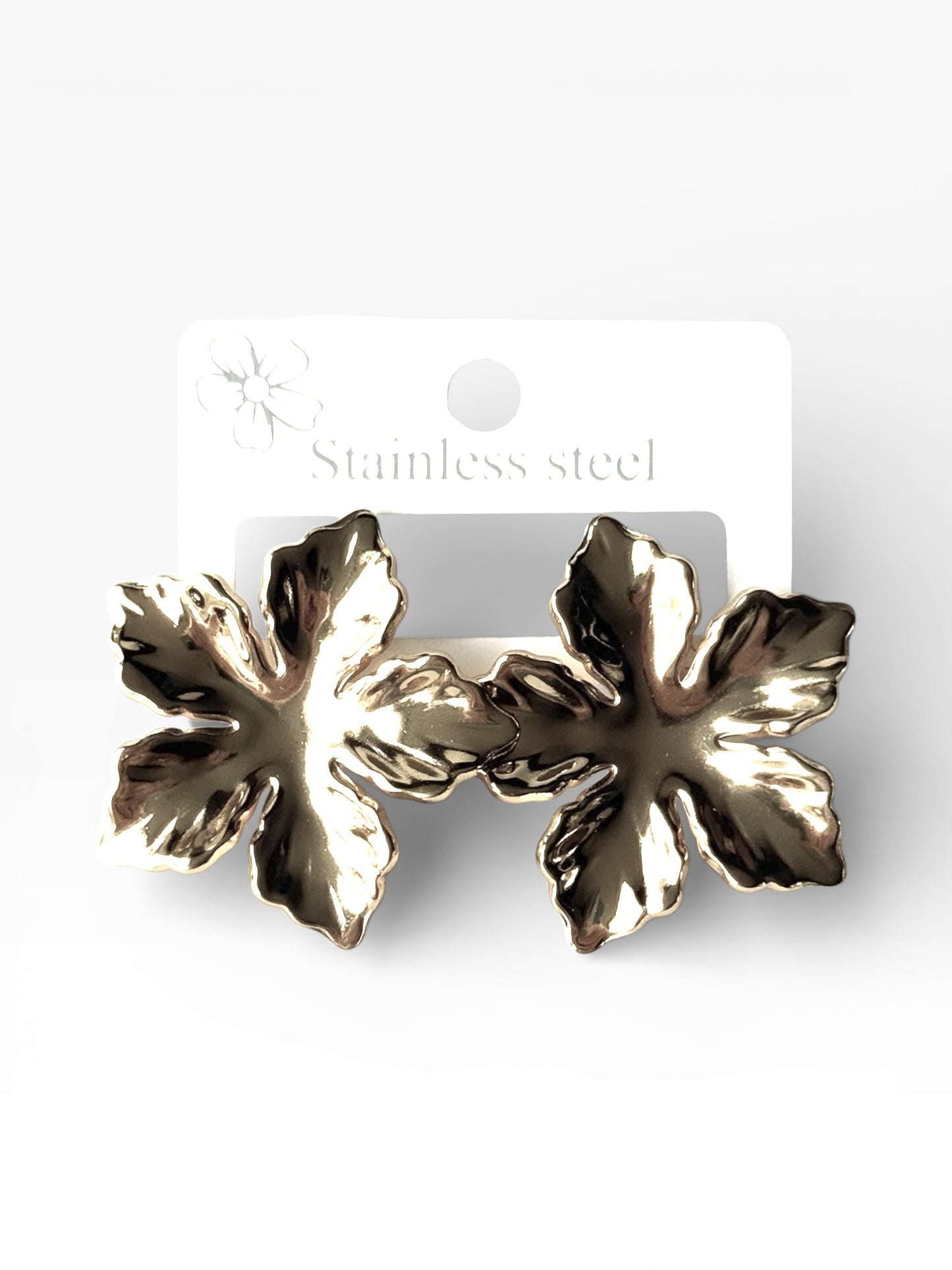 Aros de acero modelo #9211 plateado