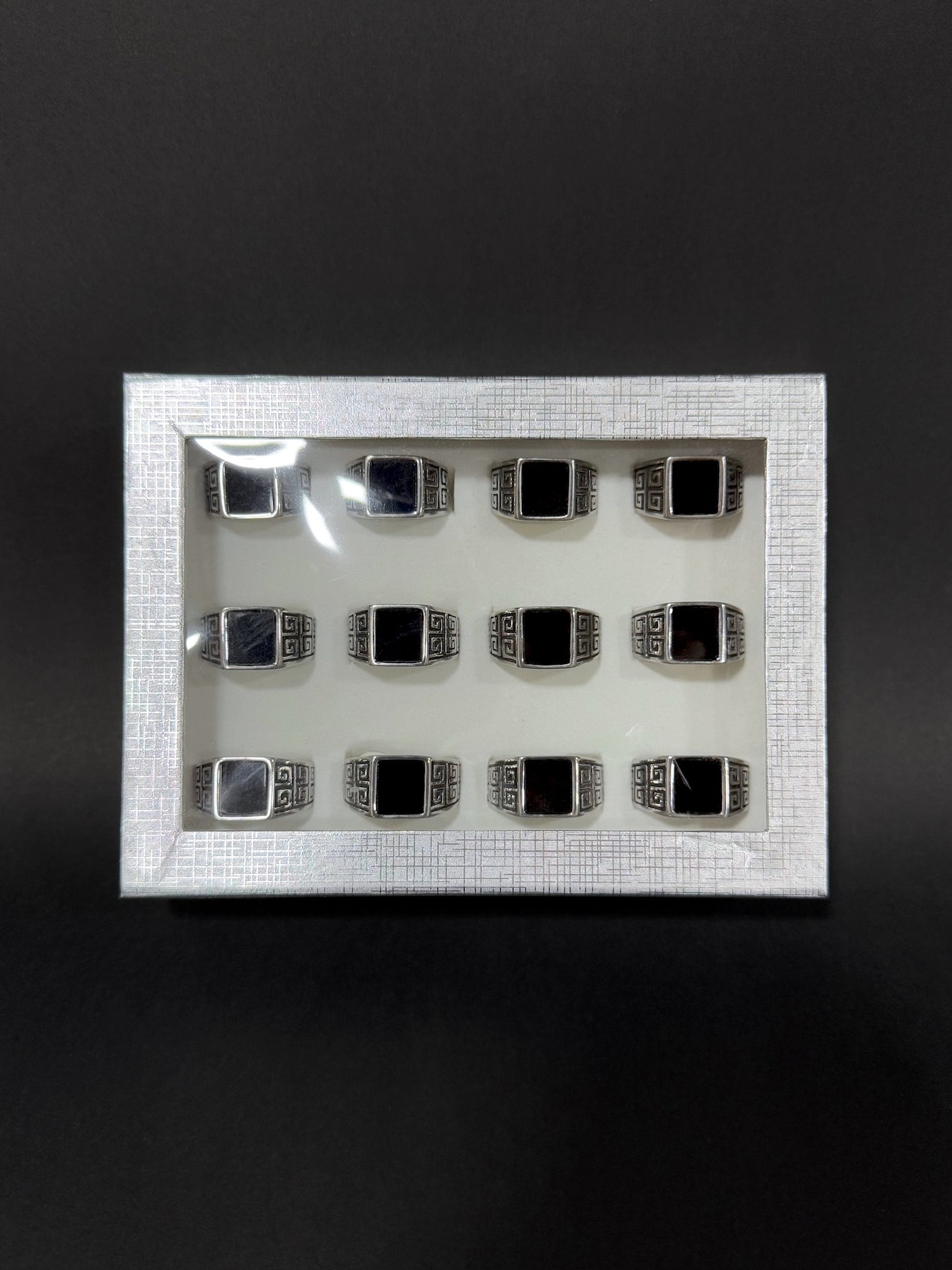 Anillo de hombre en acero vikingo #786