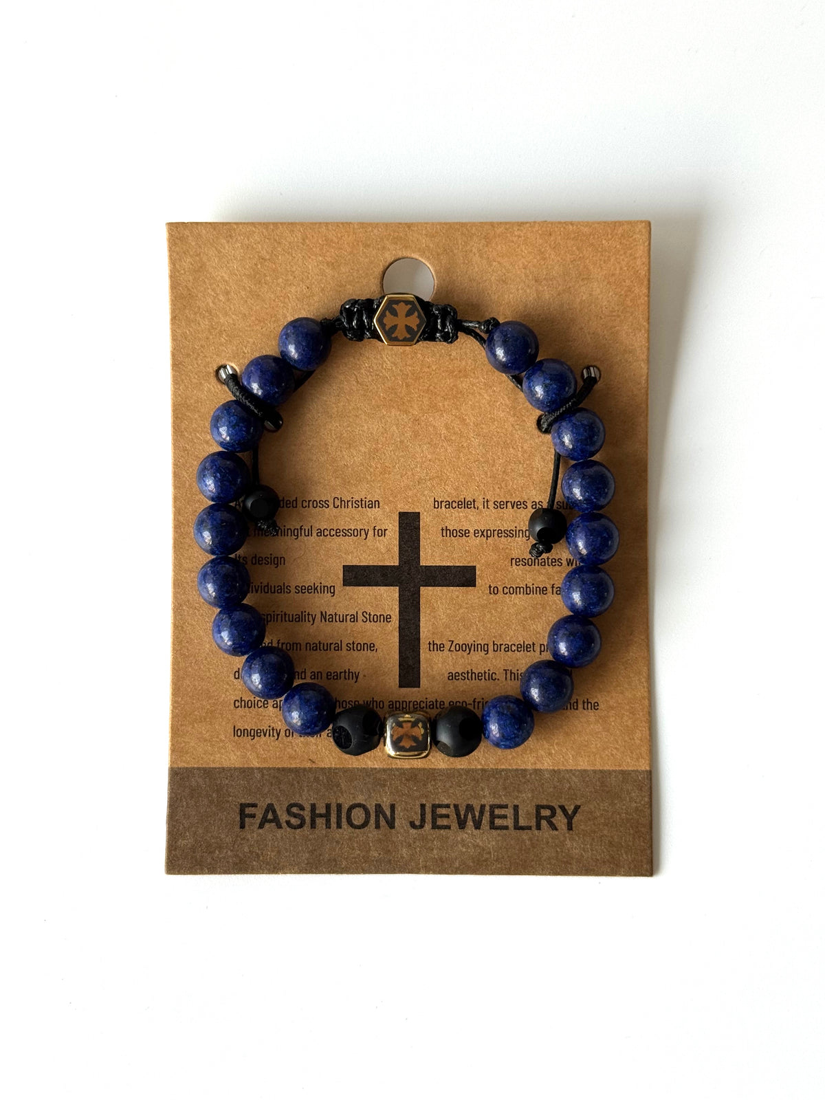 Pulsera de piedras naturales para hombre #51273