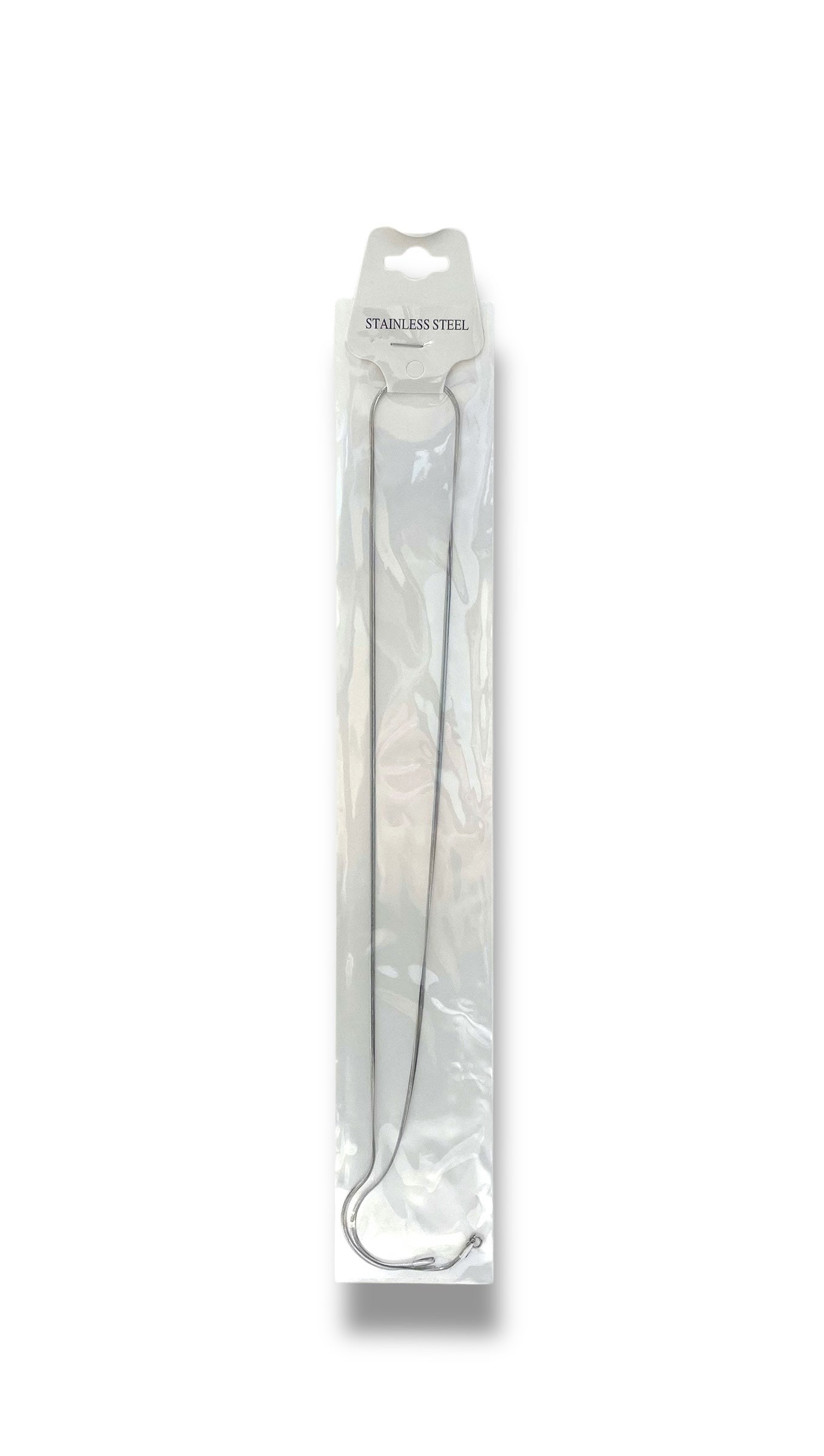 #E-7 Cadena de Serpiente Cinta_Plateado 2mm E-7