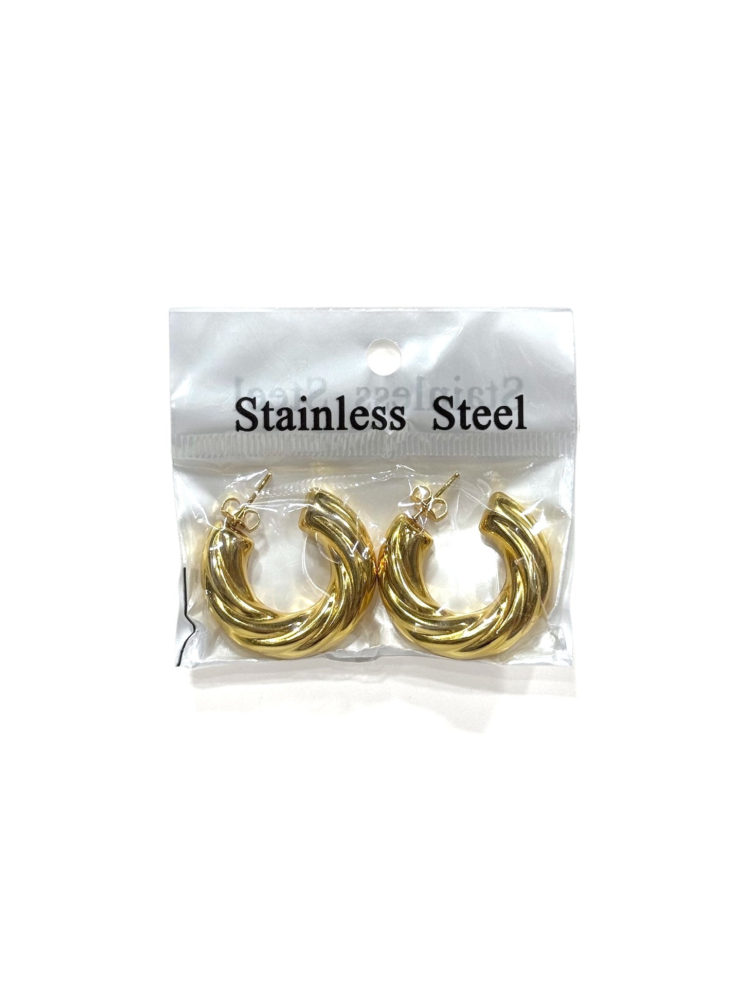 Aros de acero modelo #650 dorado