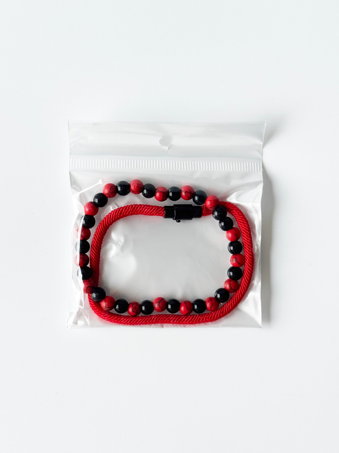Pulsera roja para hombre #1