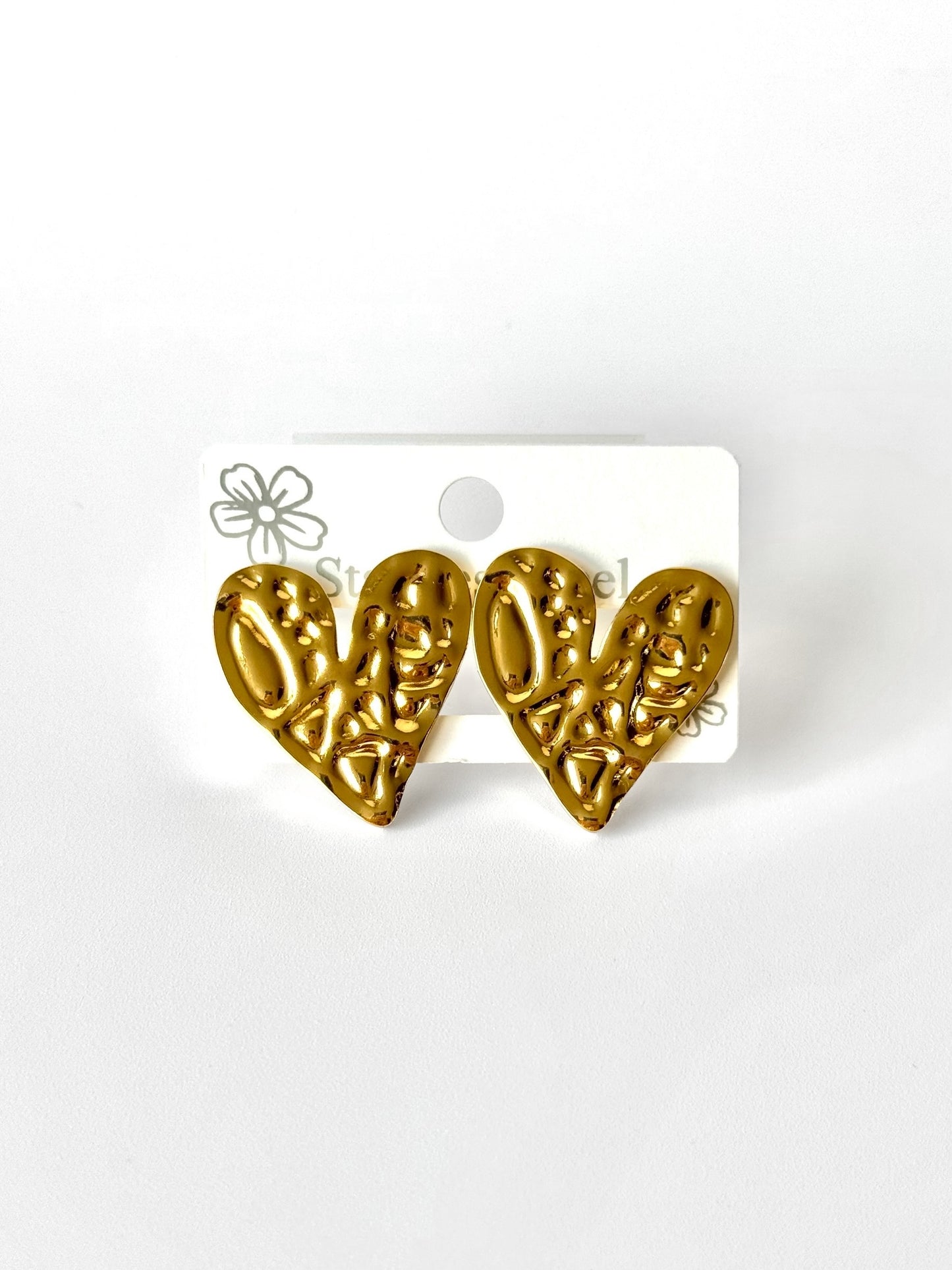Aros de acero modelo #921 dorado