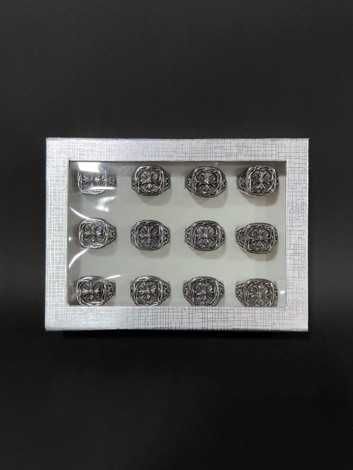 Anillo de hombre en acero vikingo #503