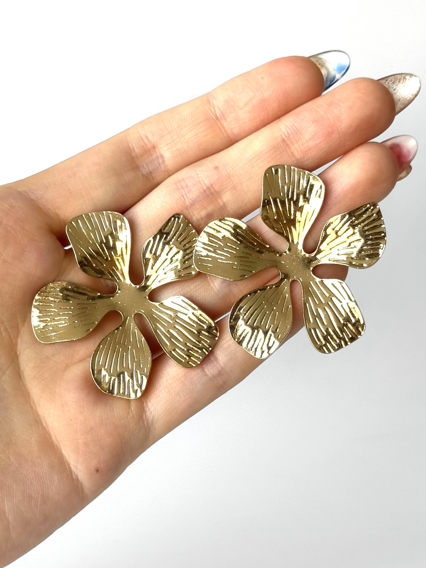 Aros de acero modelo #912 dorado