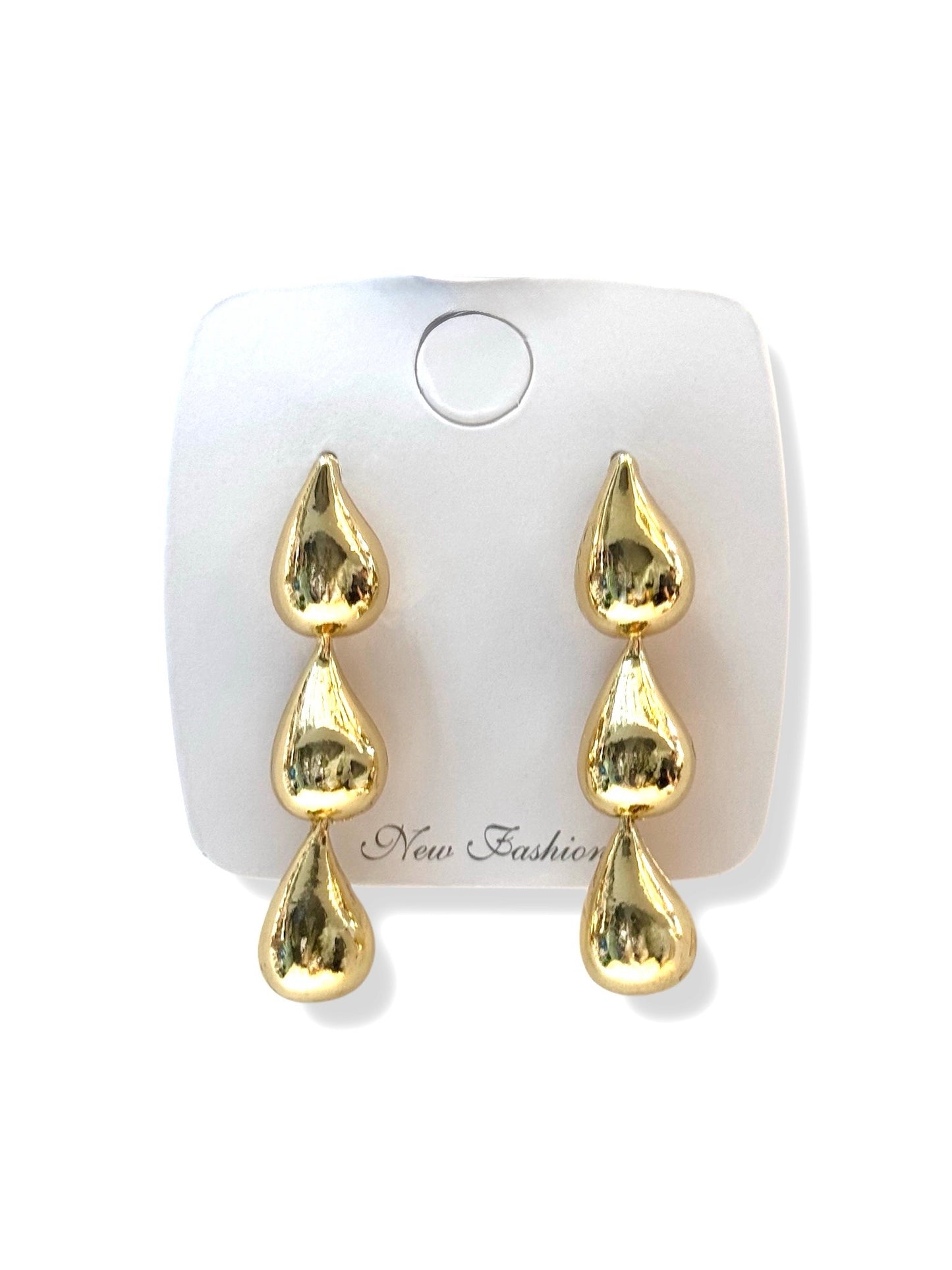 Aros de fantasía #641 dorado