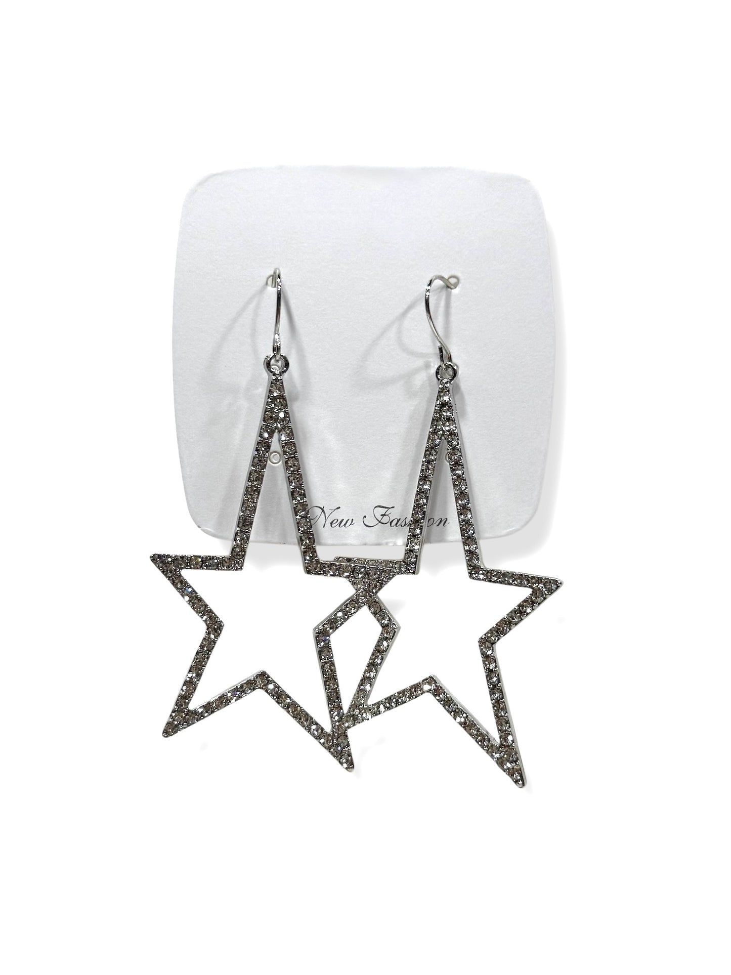 Aros de fantasía estrella #620 plateado