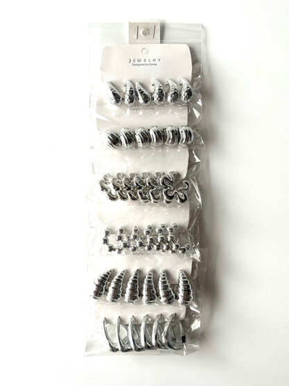 Oferta aros de fantasía #Plateado