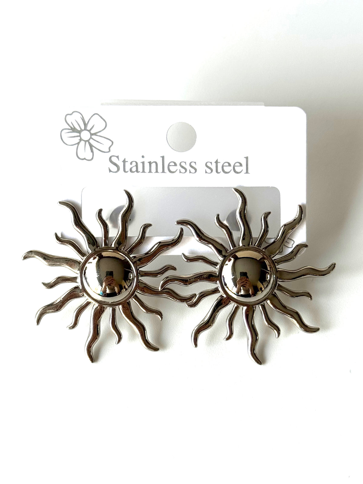 Aros de acero modelo #14401 plateado