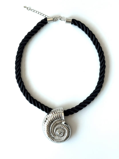 Collar de Concha #Plateado
