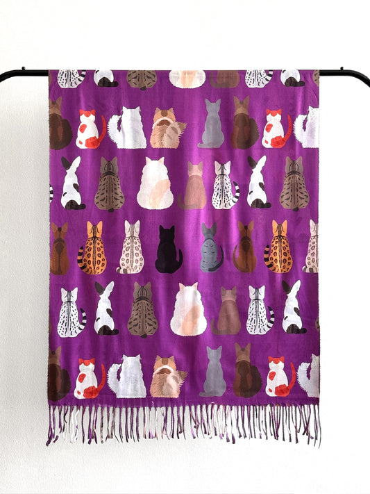Bufanda de Gato #8 Violeta