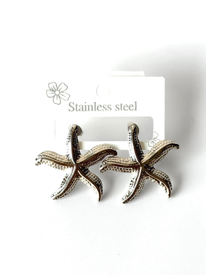 Aros de acero modelo #909 plateado