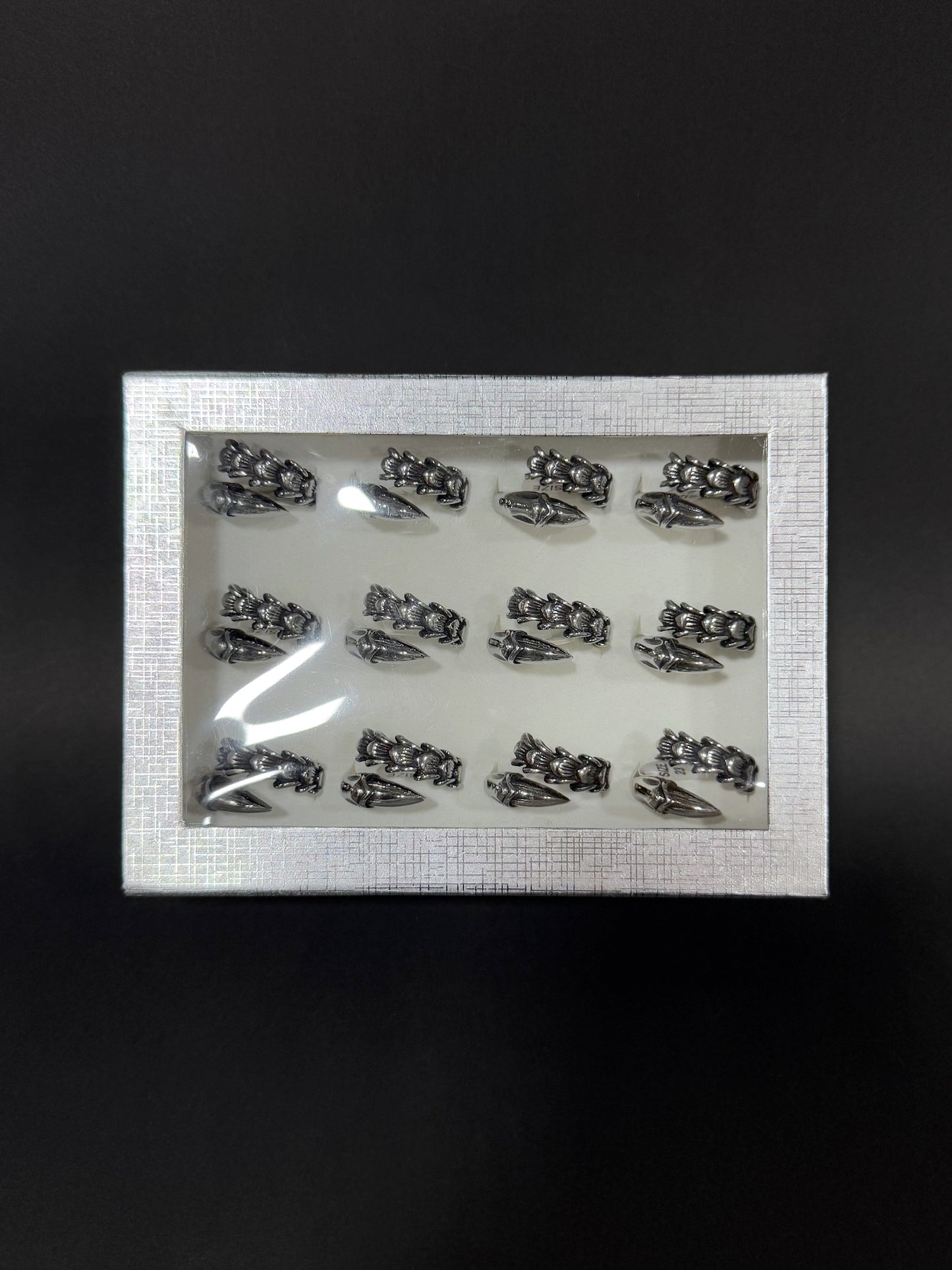 Anillo de hombre en acero vikingo #508