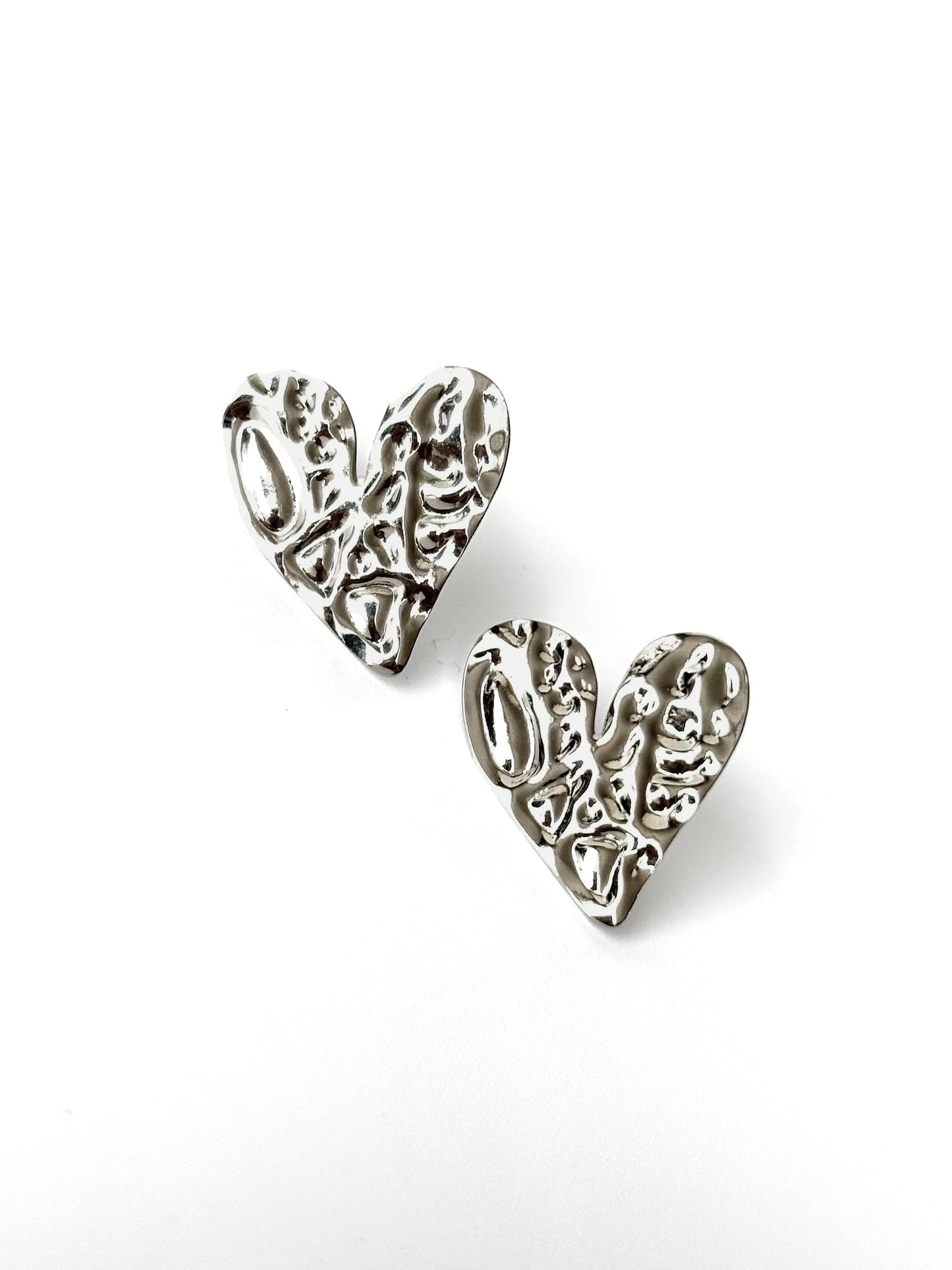 Aros de acero modelo #921 plateado