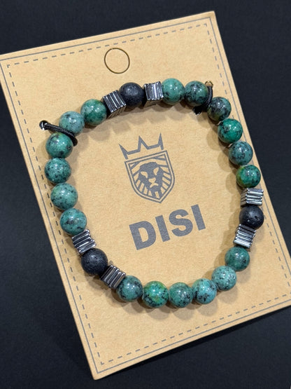 Pulsera de piedras naturales para hombre #5041