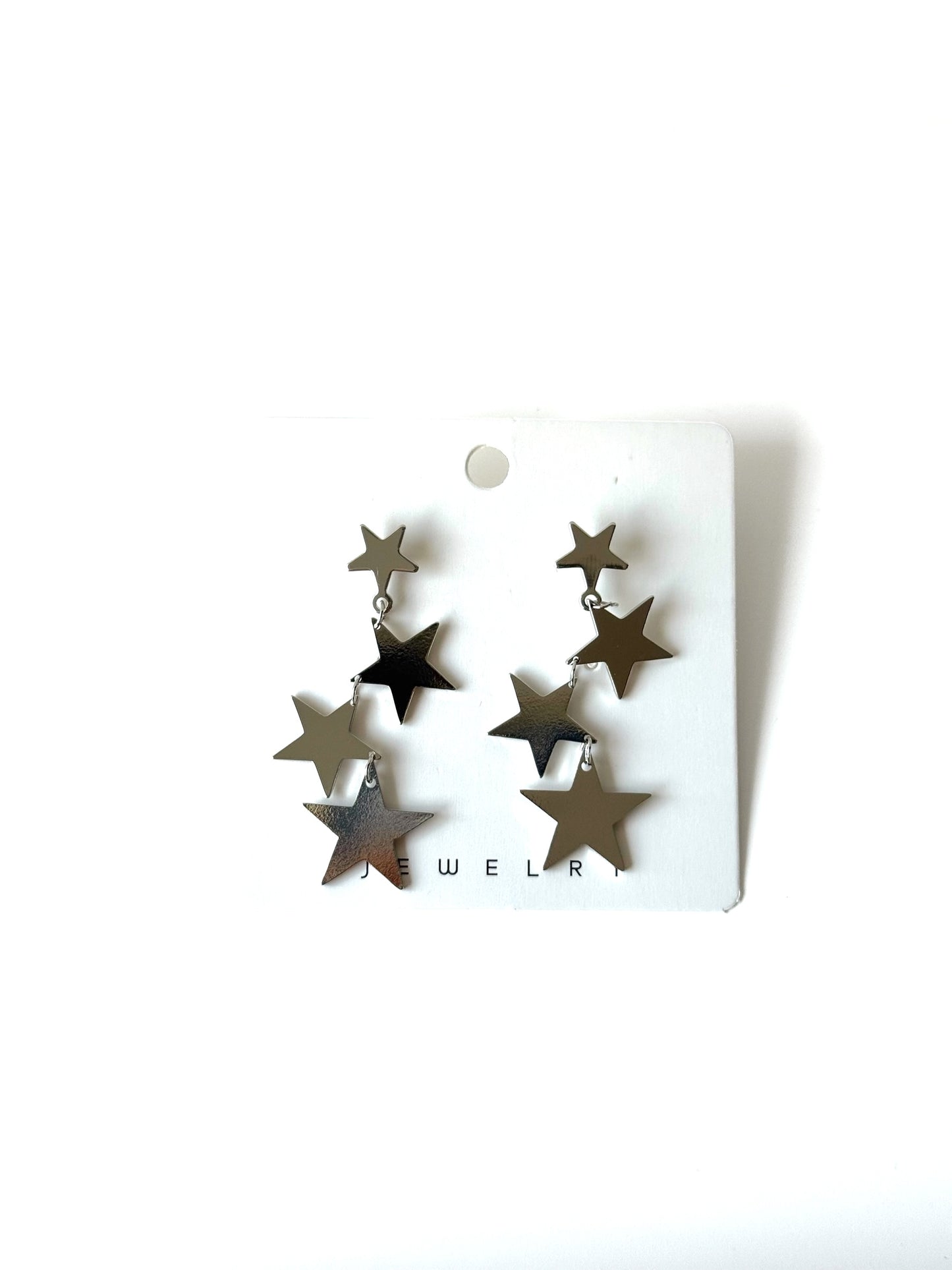 Aros de fantasía estrella #1020 plateado