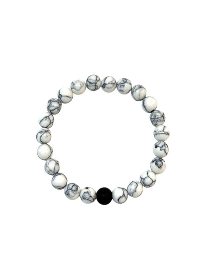 Pulsera Elasticada #Pareja blanco y negro