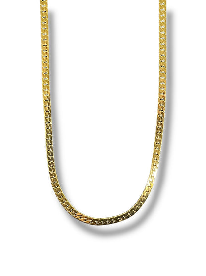 Cadena Piel de Serpiernte_Dorado 6mm B-4