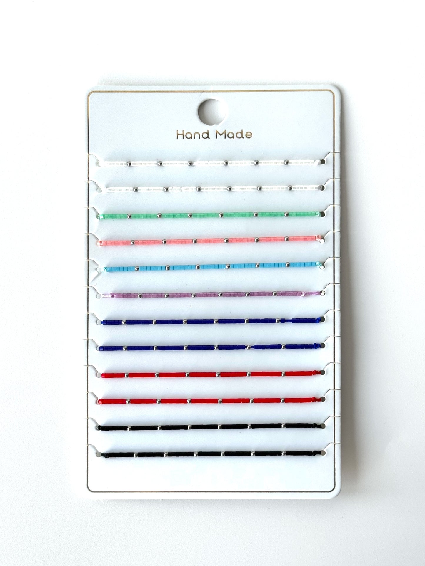 Pulsera multicolor acero #1033 plateado