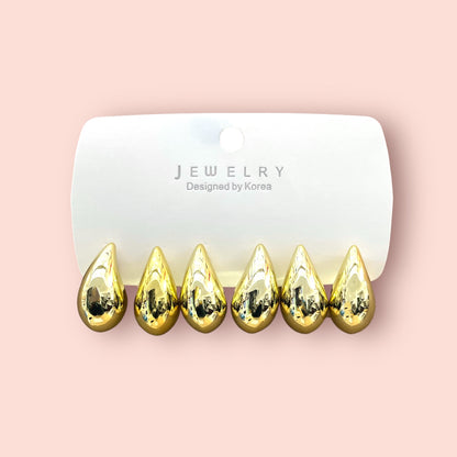 Oferta aros de fantasía #Dorado