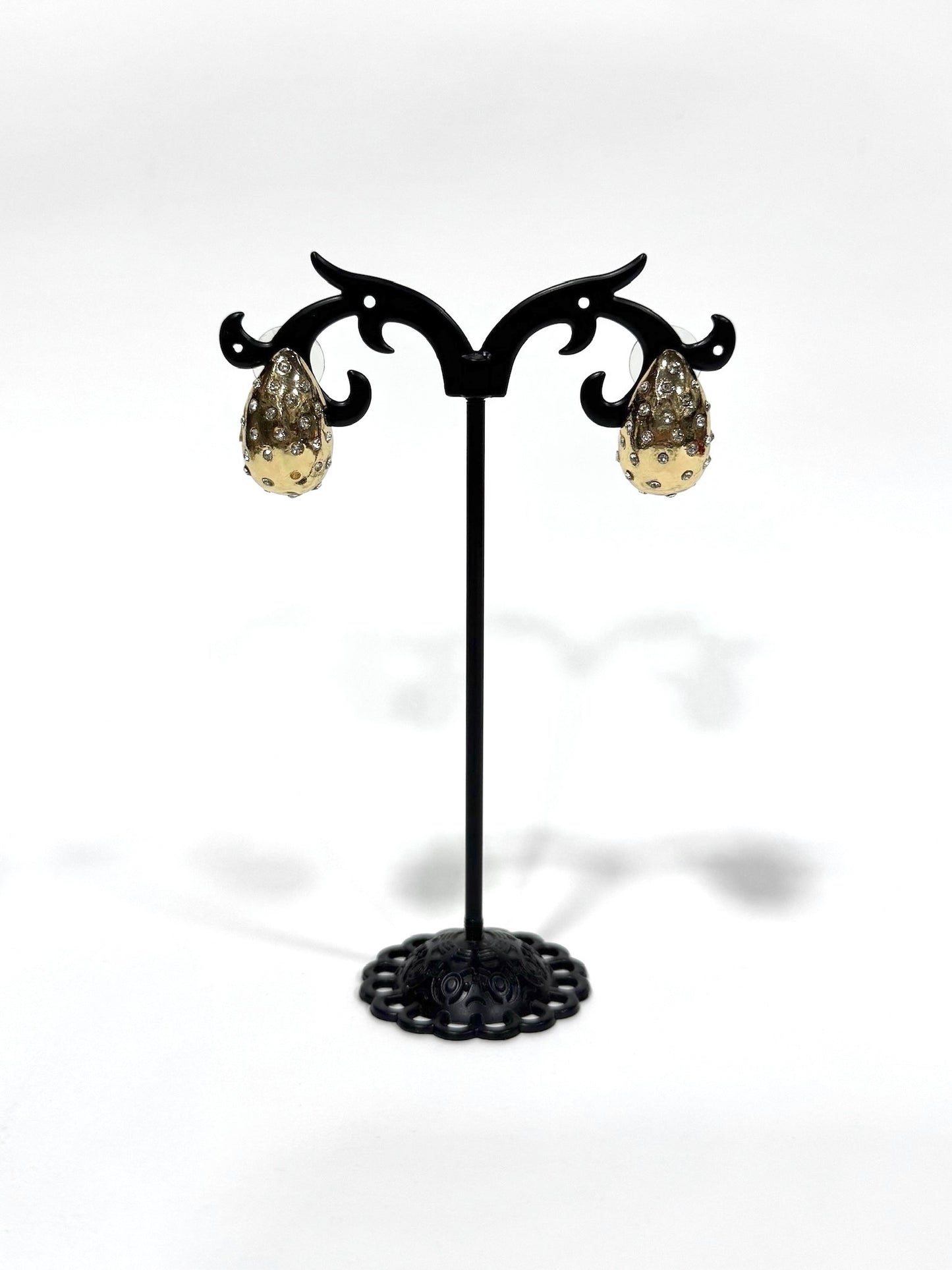 Aros Strass de fantasía #636 dorado