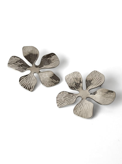 Aros de acero modelo #912 plateado