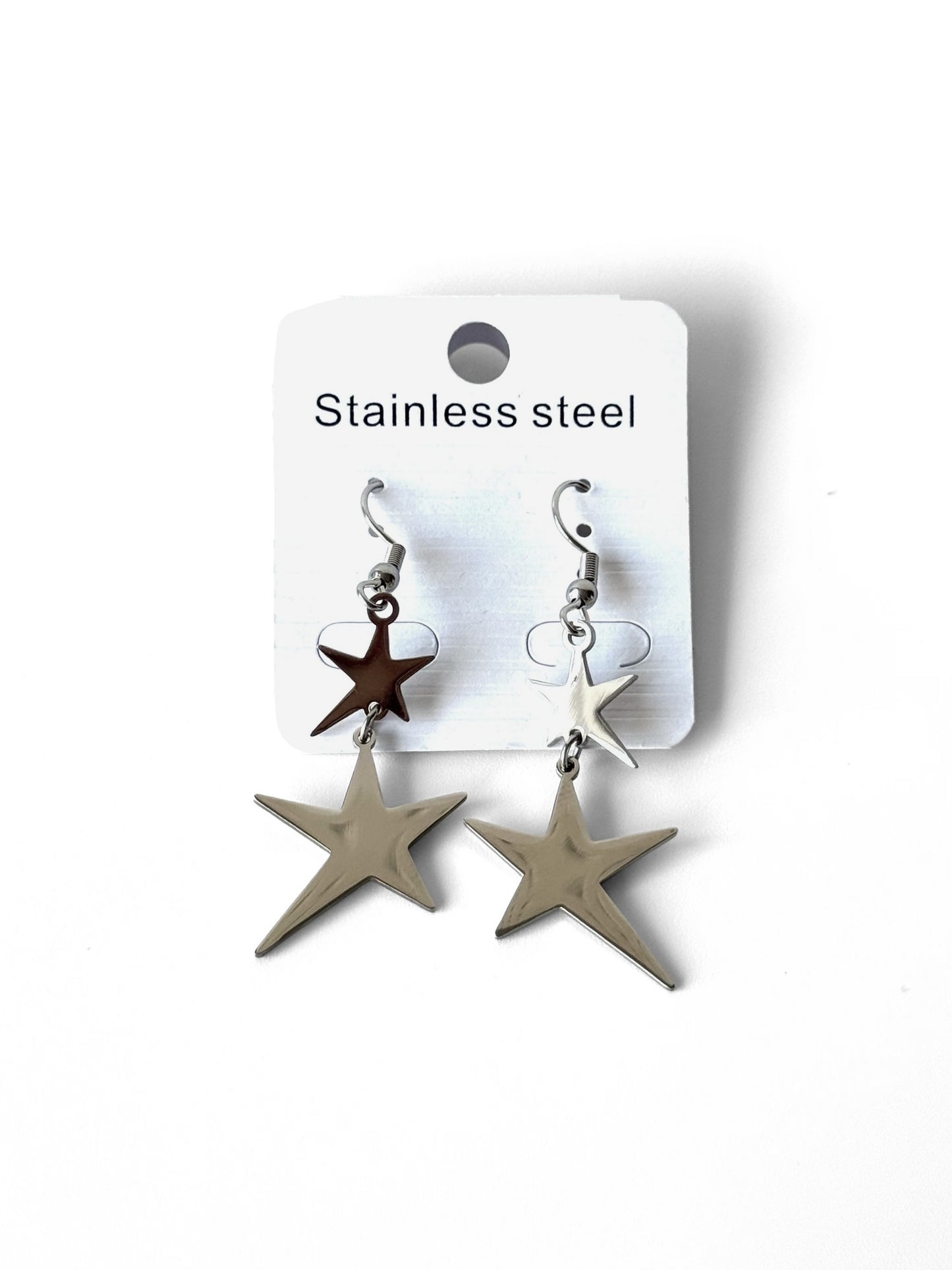 Aros de acero modelo #5202 plateado