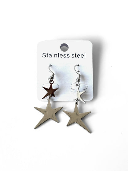 Aros de acero modelo #5202 plateado