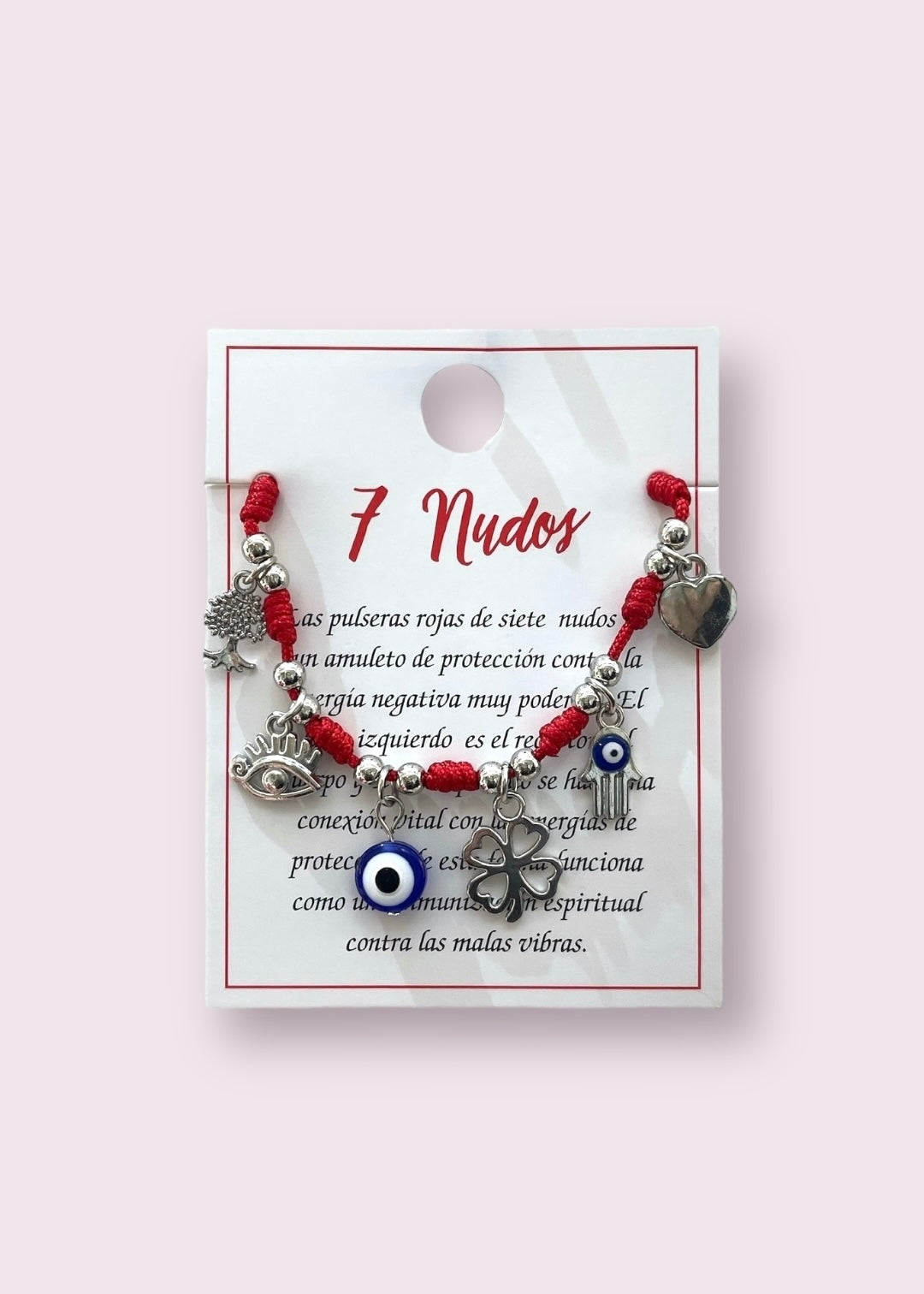 Pulsera de 7 nudos modelo #2706 ojo turco 1