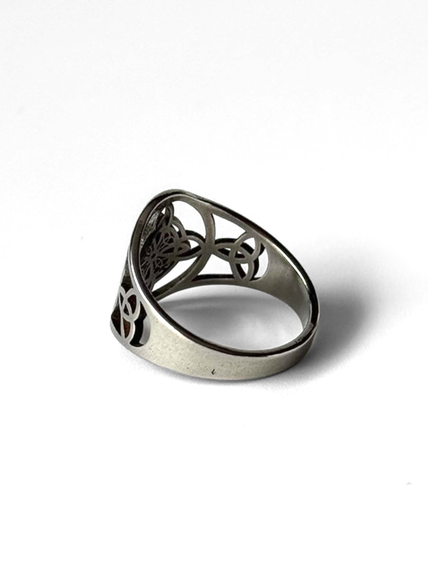 #51 ARGOLLA NUDO DE BRUJA #988 plateado