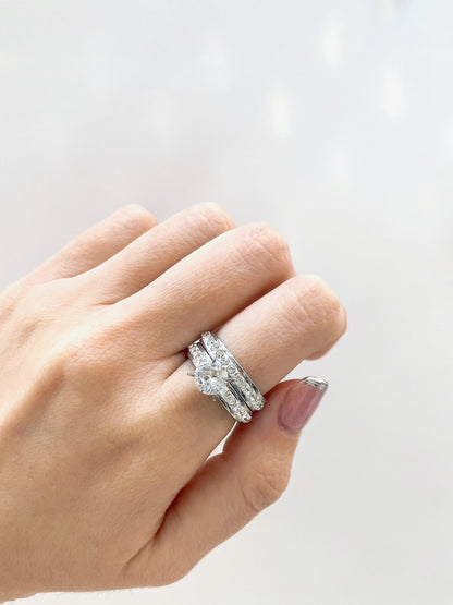 #35 ARGOLLA DOBLE CON STRASS P