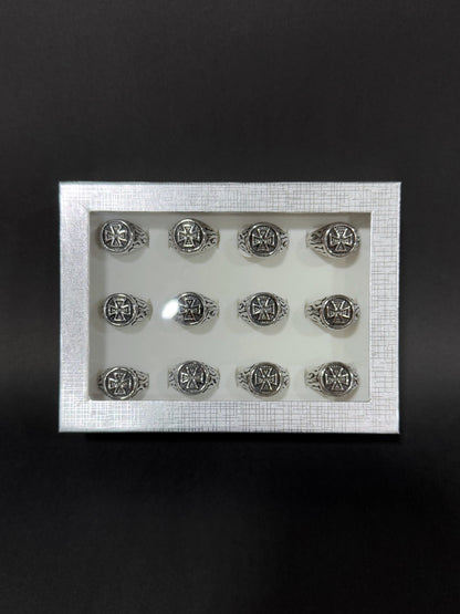 Anillo de hombre en acero vikingo #568