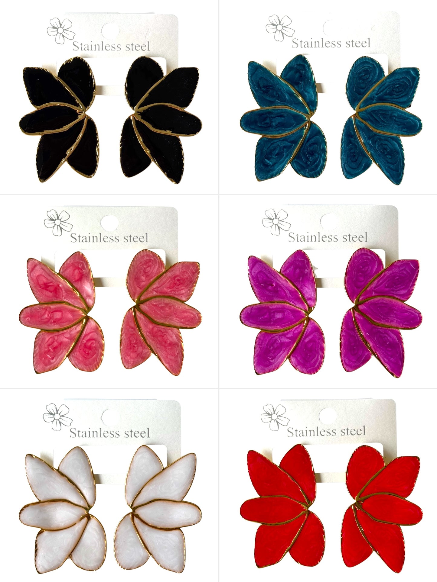 Aros de acero modelo #8567 (6 unidades)