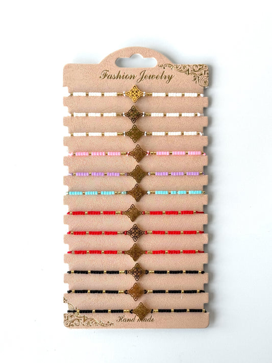 Pulsera nudo de bruja #949 dorado