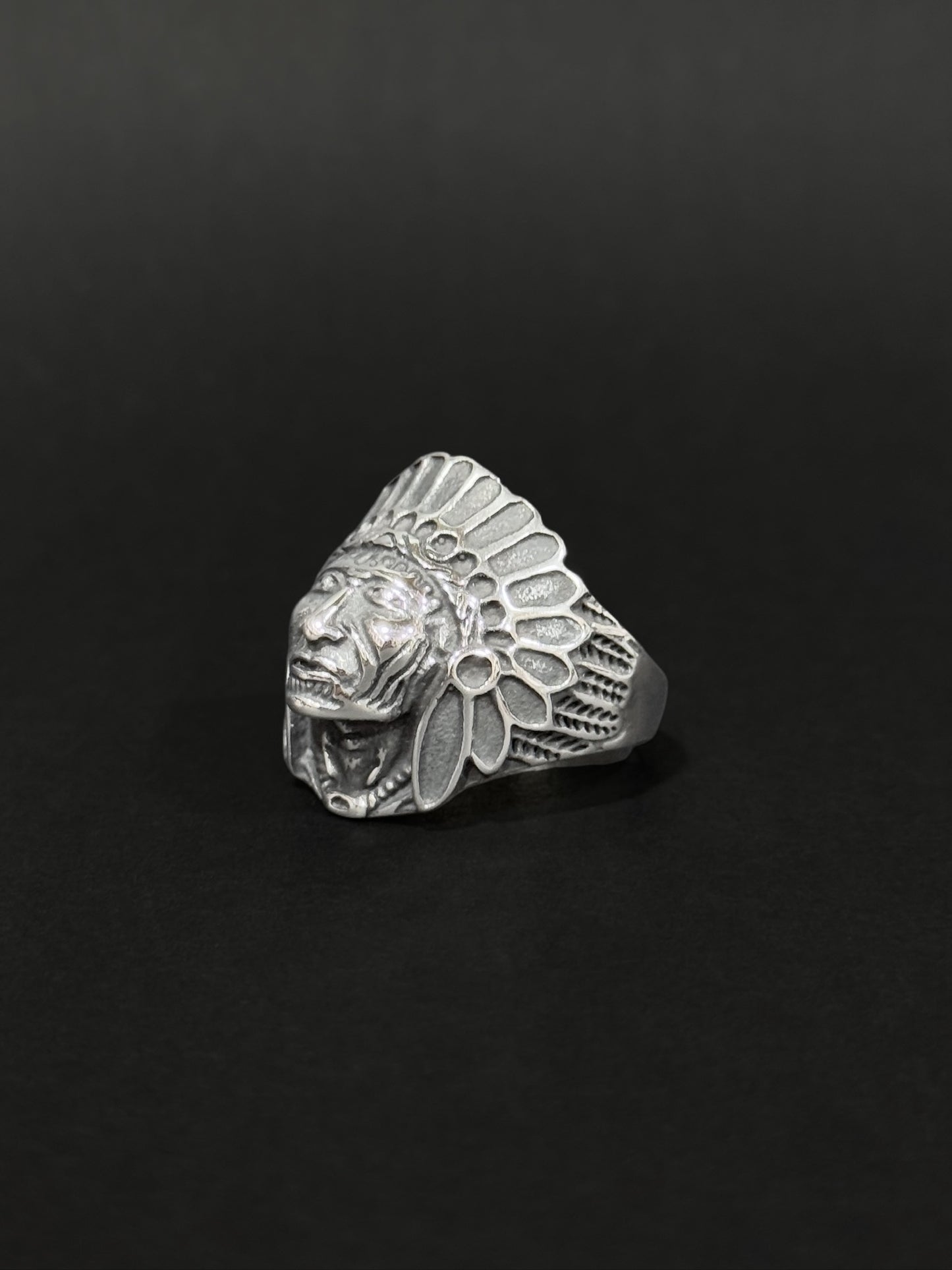 Anillo de hombre en acero vikingo #509