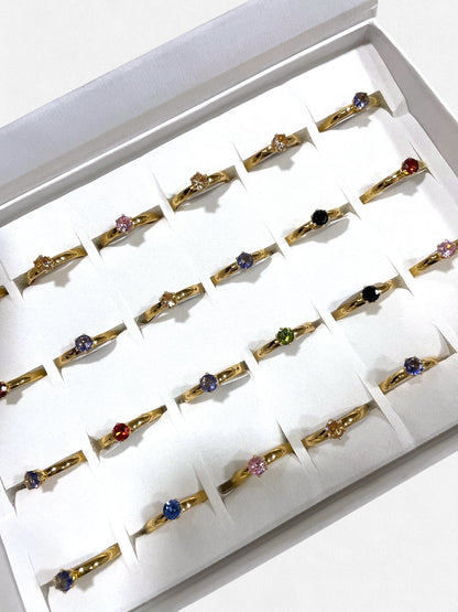 #21_ 24 ARGOLLA CIRCULAR CON PIEDRA D