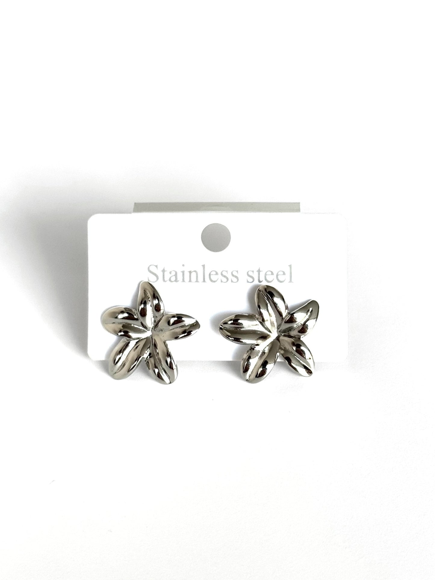 Aros de acero modelo #905 plateado