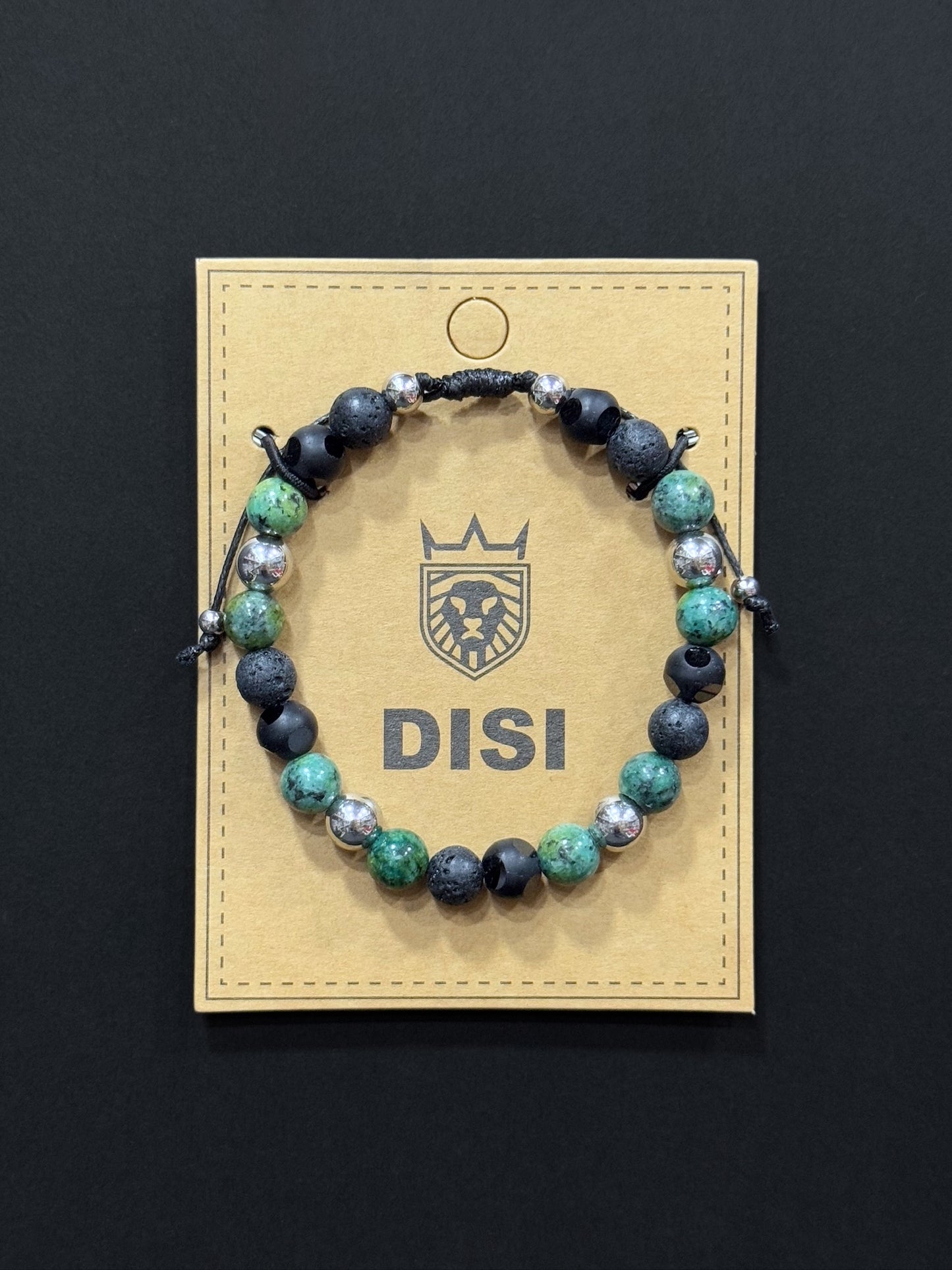 Pulsera de piedras naturales para hombre #5043