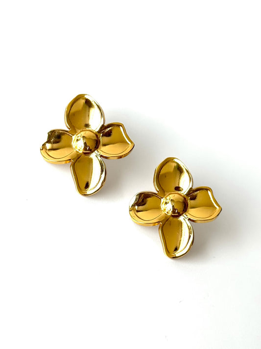 Aros de acero modelo #902 dorado