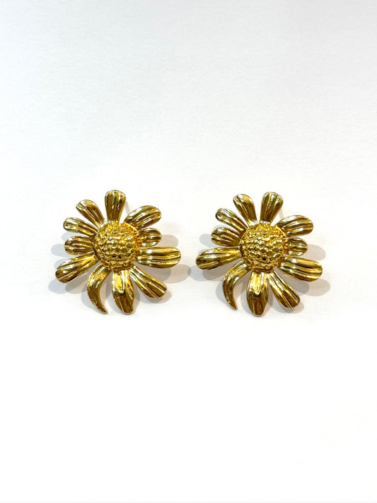 Aros de acero modelo #911 dorado