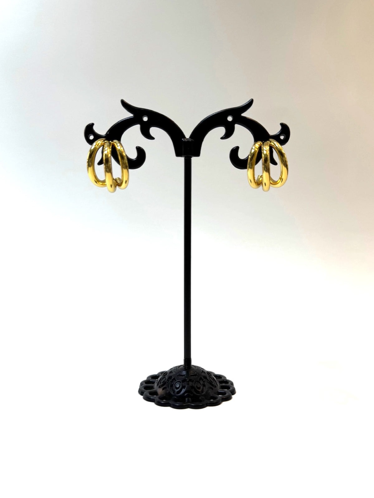 Aros 3 argollas dorado