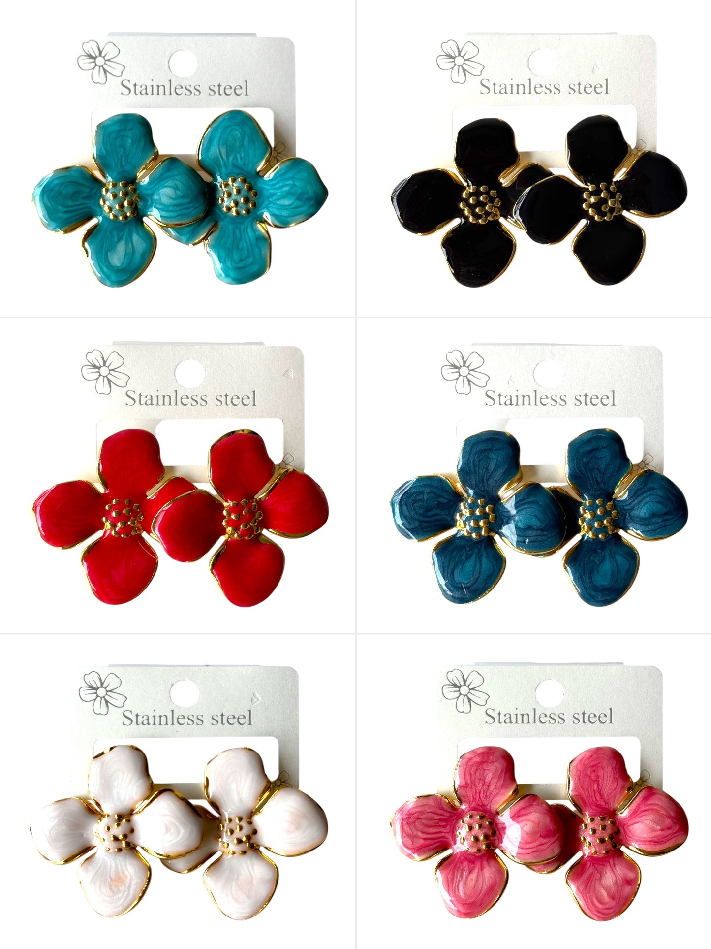 Aros de acero modelo #8561 (6 unidades)