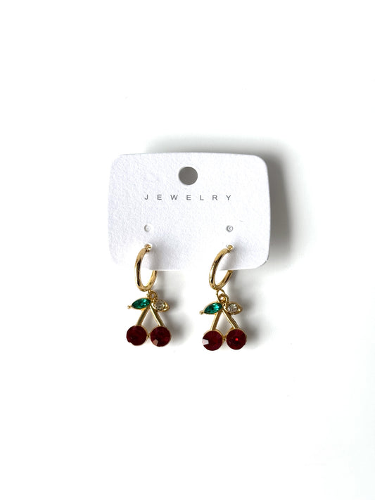 Aros de fantasía cherry #1005 dorado