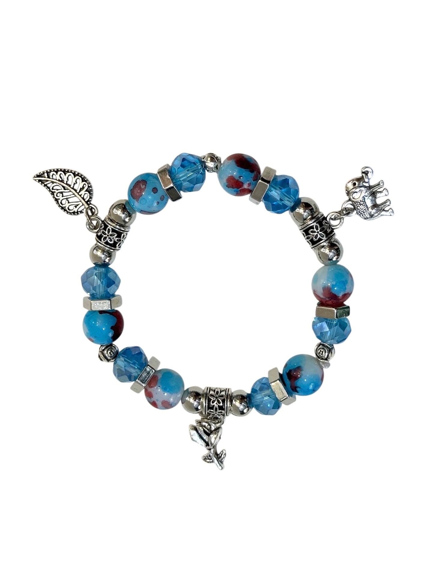 Pulsera Elasticada #Piedra mulricolor